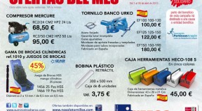 Ofertas en herramientas para la campaña solidaria de Abril