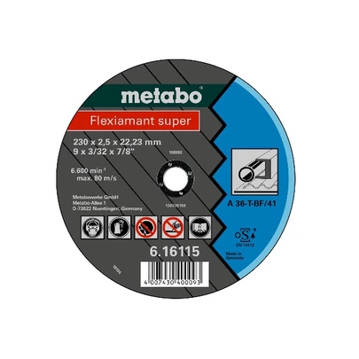 Disco Corte Metabo Flexiamant 115 X 3,0 X 22,2